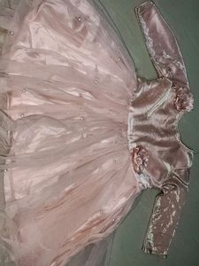 2 To 3 Years Netted Frock For Baby Girl Clothing