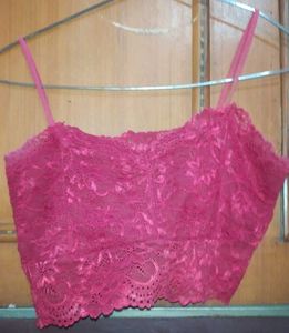 Pink Lace Bralette