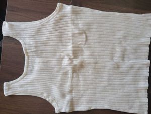 Ribbed Button-Front Tank Top