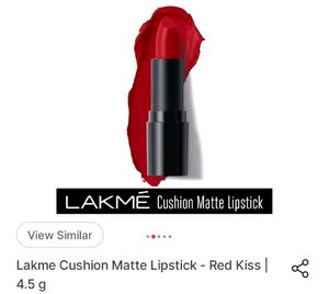 1 Pc Lakme Cushion Matt Lipstick Totally New(Origi