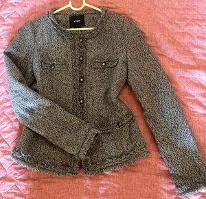 Story Grey Tweed Jacket - Size M