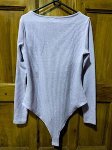 Lavender Long Sleeve Bodysuit