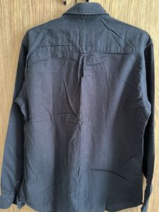 Navy Blue Moustache Shirt
