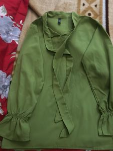 Green Brand New Office/college Wear Casual Top