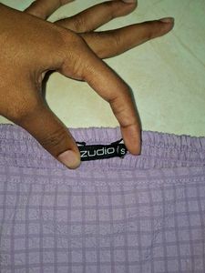 Lilac Checkered Top and Tunic