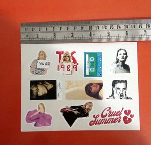 1 Sheet Of 10 Taylor Swift Stickers