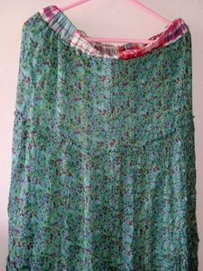 Floral Long Skirt