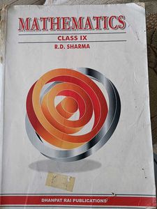 RD Sharma Mathematics Class IX With 9th Ncert Book