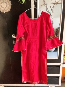 beads work ghrara and kurta set