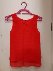 Hot Pink Sleveless Top