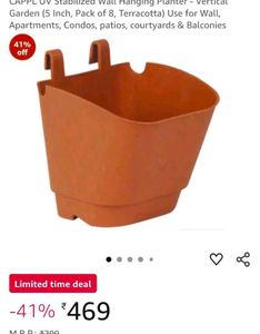Plant Pots - Set of 10 For Vertical Garden