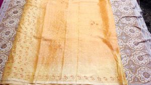 Golden Saree Free Sare