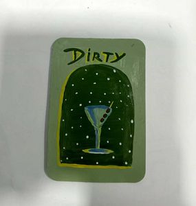 Hand-Painted 'Dirty' Martini Painting