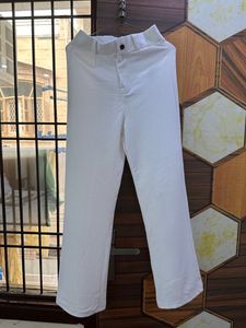 White High Rise Trouser