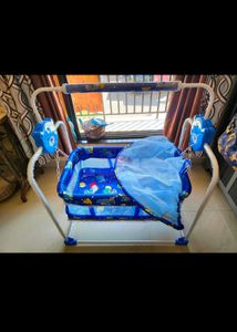 New Baby Cradle jhula with mosquito net