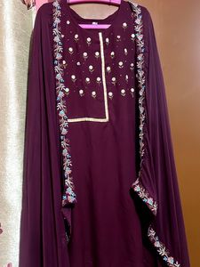 Embroidered Kurta & Dupatta
