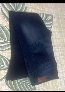 Women Blue Jeans With Flare Bottom