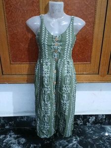 Cotton Midi Dress