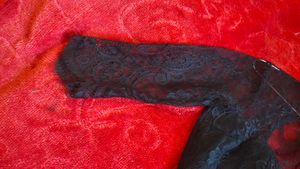 cocktail party Black Lace Midi Dress🎀🖤✨