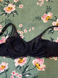 Navy Lace Bra