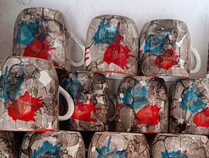 6 Pcs Cup Set New Design Good Quality Medium Size