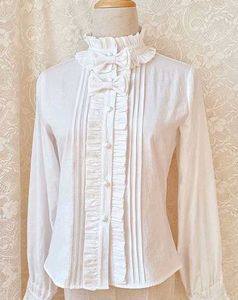 Victorian- Styled Ruffled Blouse