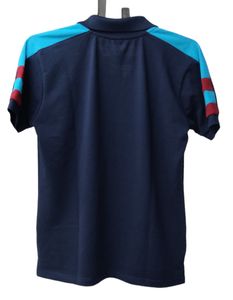Navy Blue Collar Tshirt For Women And Girls