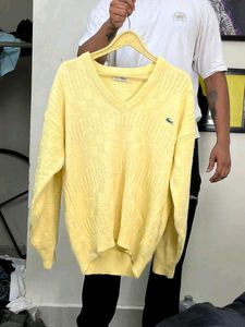 Lacoste Yellow Sweater