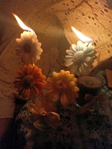 Flower Stick Candles 💗