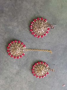 Earrings &amp; Maangtika Set