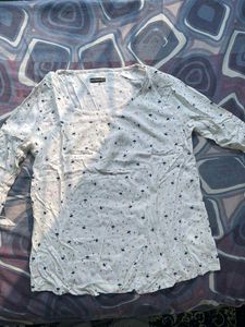 Women's White Cotton Top