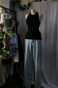 Black Halter Top