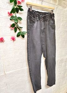 Gray Denim Jeans Size 26 To 28 inches