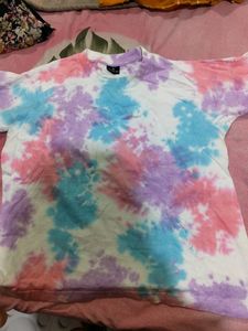 New Tie N Diy Colour Full Tshirt For Women