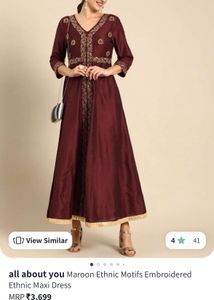 Elegant Maroon Kurta Set