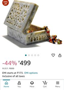 Stone Marble Jewel Box Storage