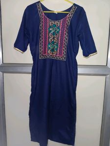 Navy blue Kurti