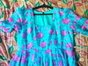 Floral Print Tiered Maxi Dress