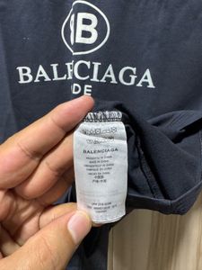 Balenciaga BB Mode Black Cotton Tshirt