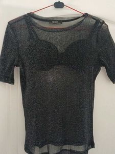 Sparkly Black Top