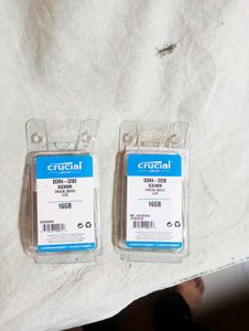 Set Of 2 Crucial RAM 8GB DDR4 3200MHz CL22