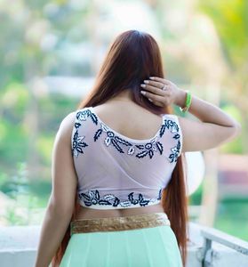 Padded Top &amp; Lehenga Set