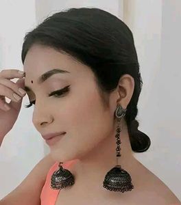 pack of 4 new trendy oxidised jhumkas