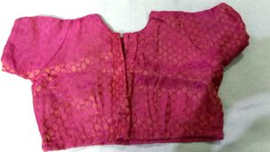 Boat Neck Blouse + Rich Look Saree