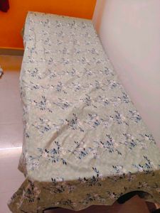 New Light Green Cotton Blend Bedsheet 🩵