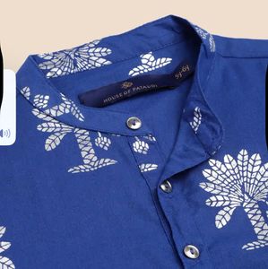Blue Printed Kurta