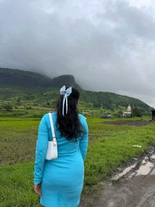 Square Neck Short Dress