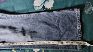 Unique Two-Tone Denim Jeans