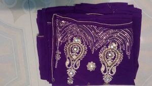 A Beautiful Elegant Chiffon Saree