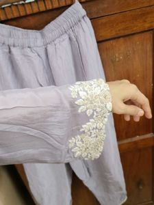 Embroidered 3 Piece Suit